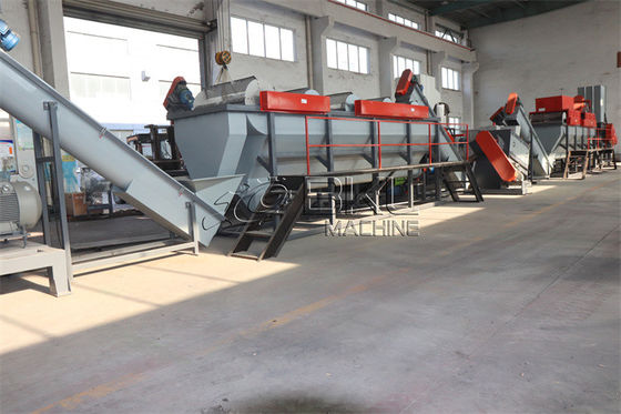 Túi màng nhựa HDPE Thiết bị tái chế nhựa Nghiền Giặt sấy